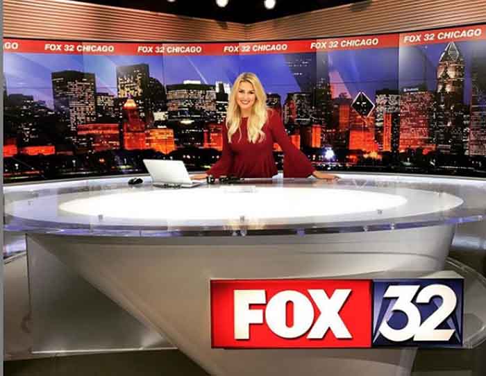 Shae Peppler live in Fox 32 News.